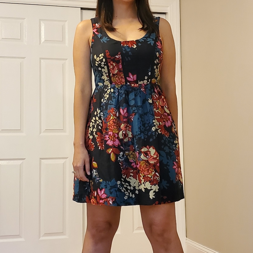 KENSIE Cotton Floral Dress